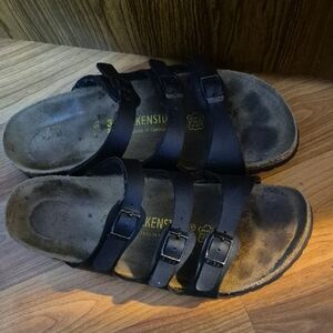 Birkenstock Black Triple-Strap Sandals